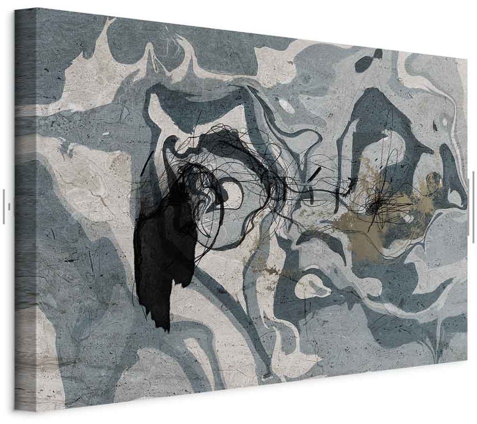 Leinwandbild - Marbled Reflection (1 Part) Wide