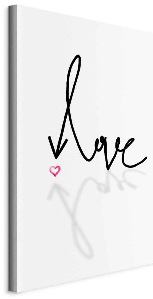 Leinwandbild - This is Love (1 Part) Vertical