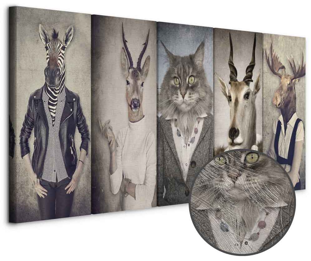 Leinwandbild - Animal Masks I