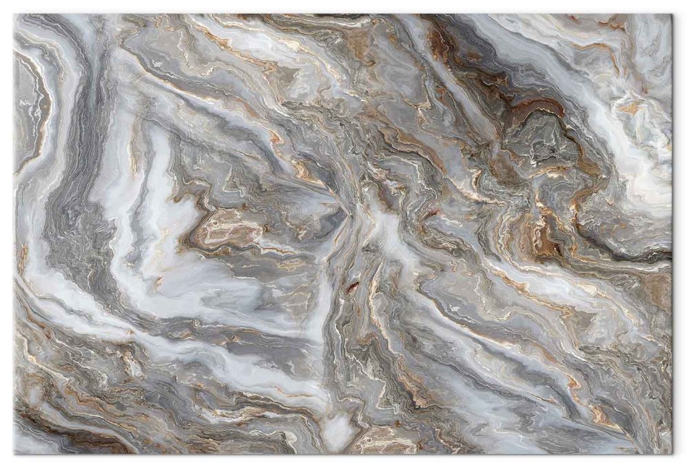 Leinwandbild - Stone abstractions – marble structures in neutral shades