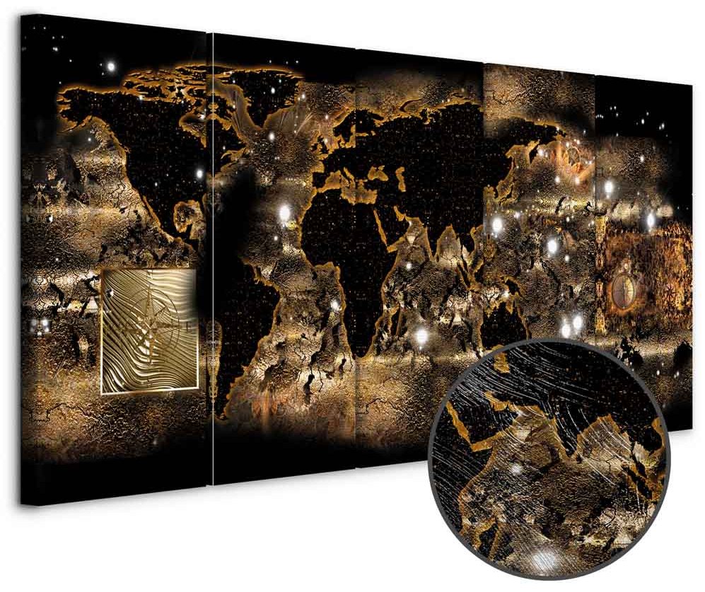 Leinwandbild - World at Night