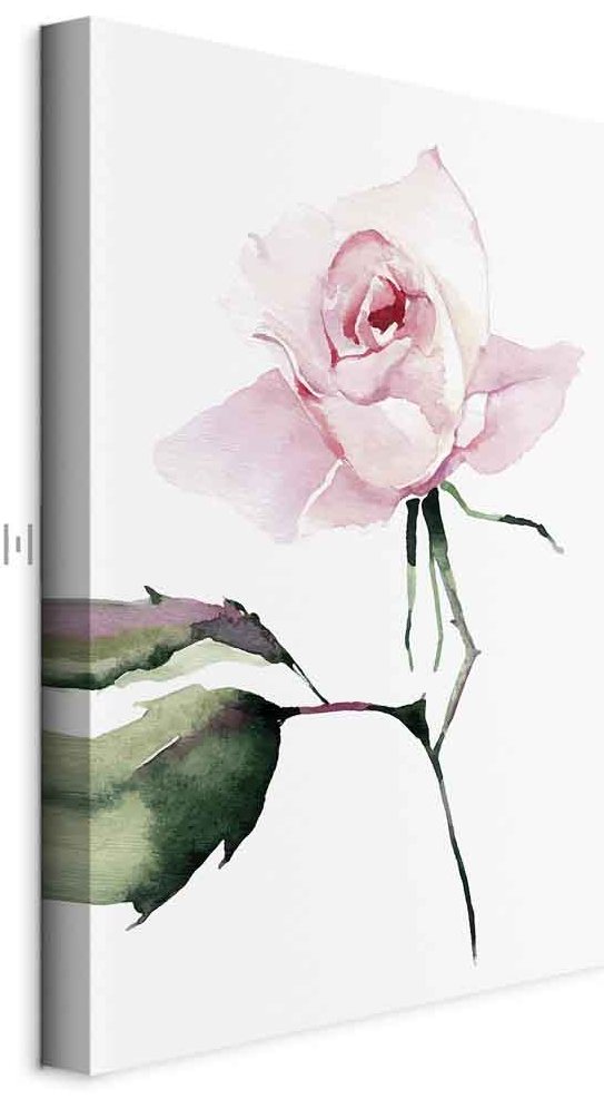 Leinwandbild - Lonely Rose (1 Part) Vertical