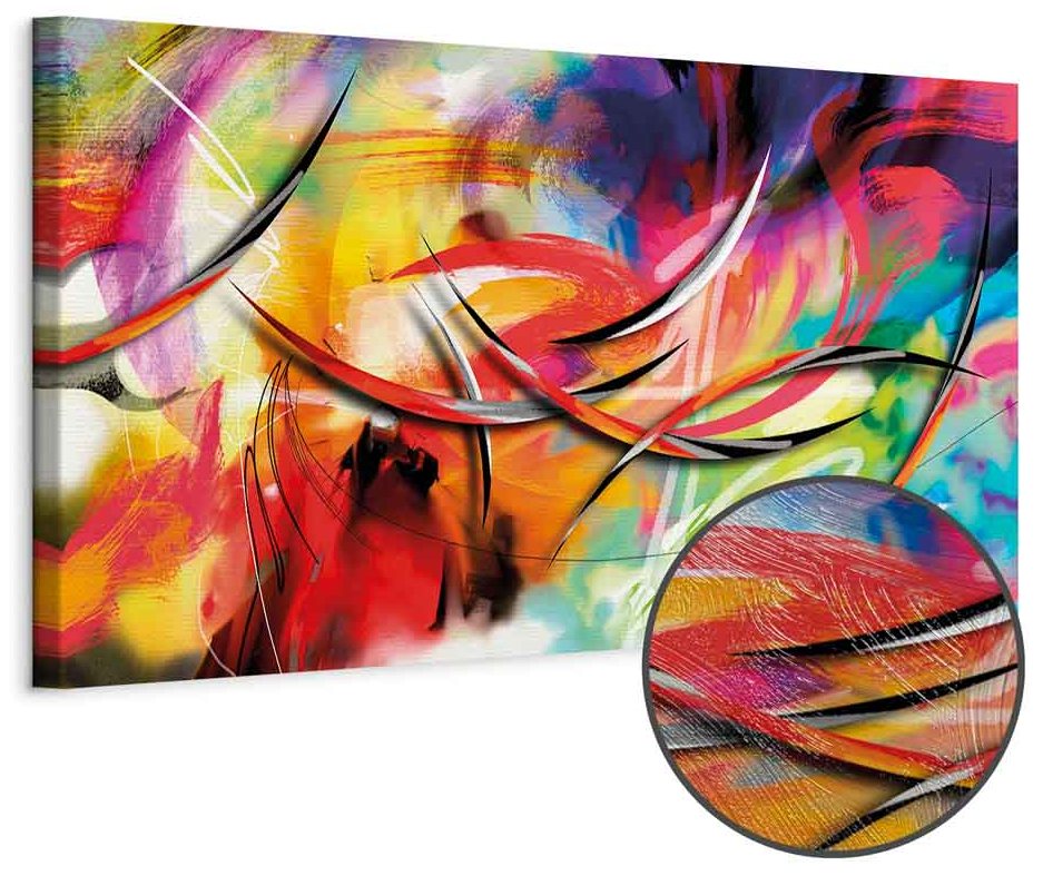Leinwandbild - Dance of the rainbow