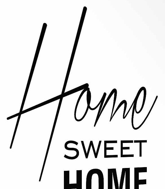 Poster - Black and White: Home Sweet Home