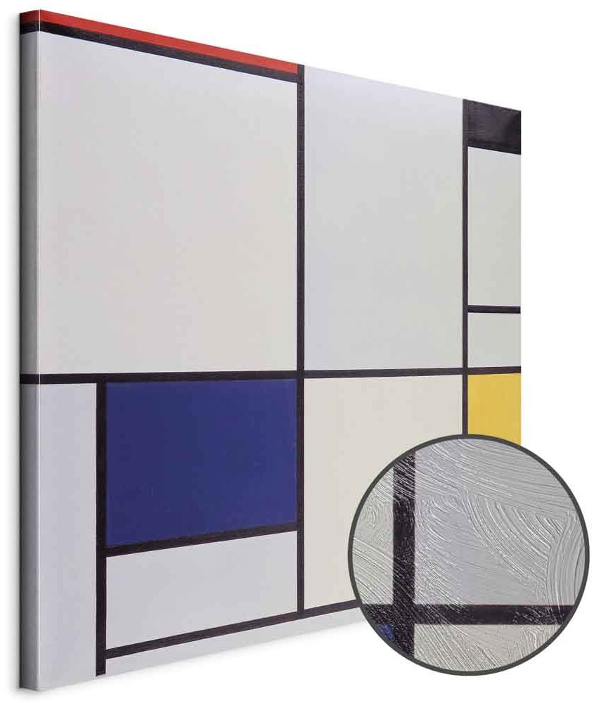 Leinwandbild - Piet Mondrian – Tableau I