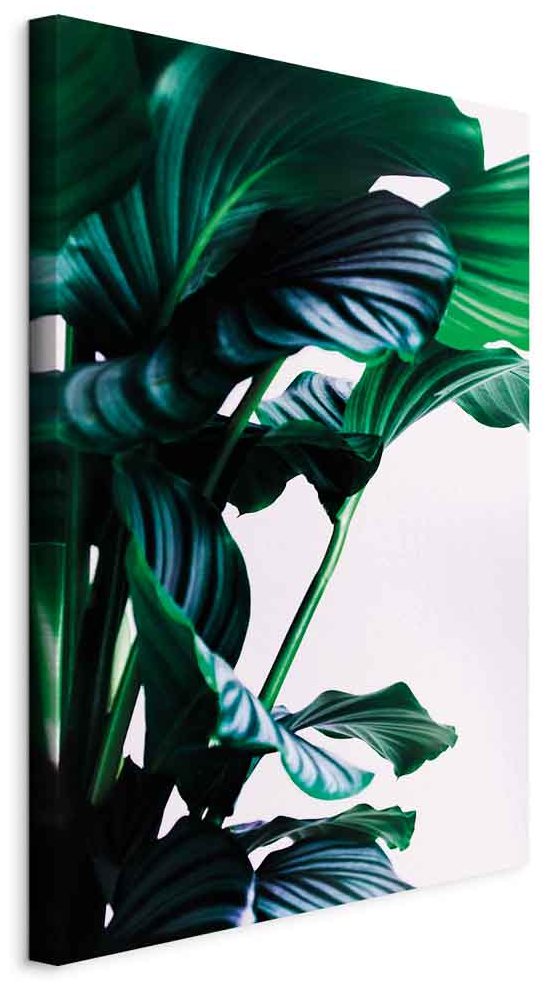 Leinwandbild - Springy Leaves (1 Part) Vertical